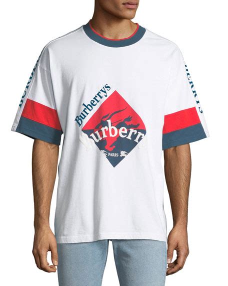 Shop Burberry Roeford Cotton Crest Tee 